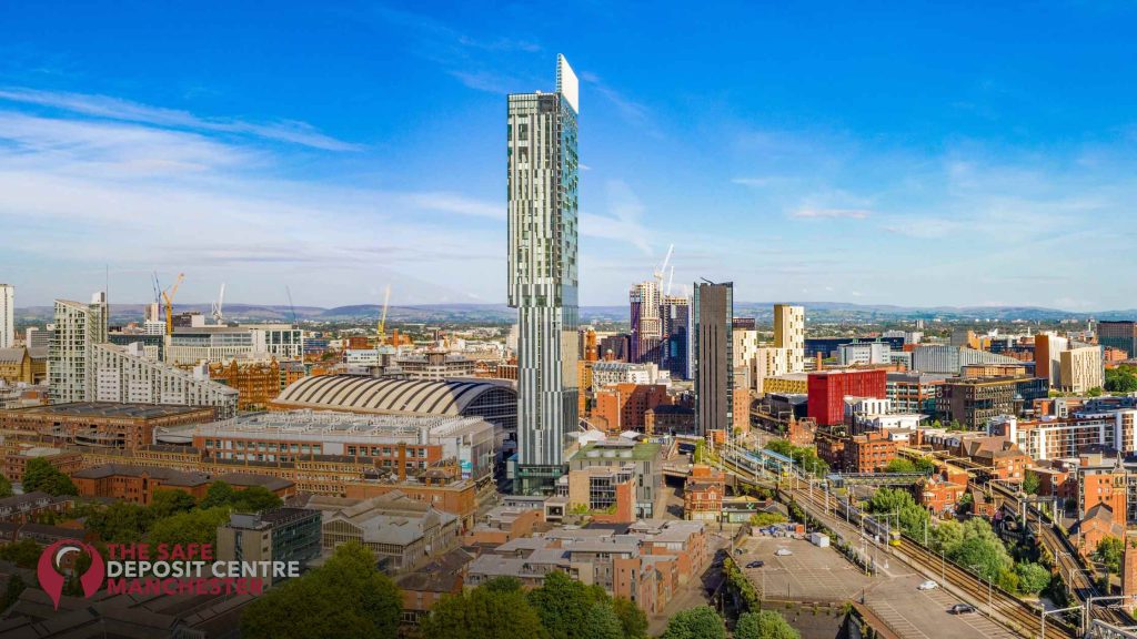 Manchester city centre landscape