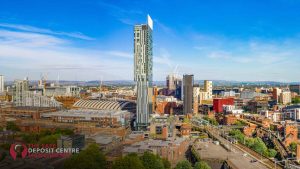 Manchester city centre landscape